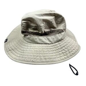 Wolverine Mens Khaki Ripstop Boonie Sun Hat Mesh Venting Adjustable S/M